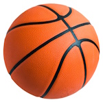 Basketball,Ball,Isolated,On,White,Background.